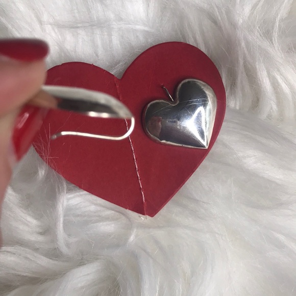 Hellmut Cordes Jewelry - Heart Earrings Sterling Silver Handmade Jewelry Gift Love Valentine's Day Cute